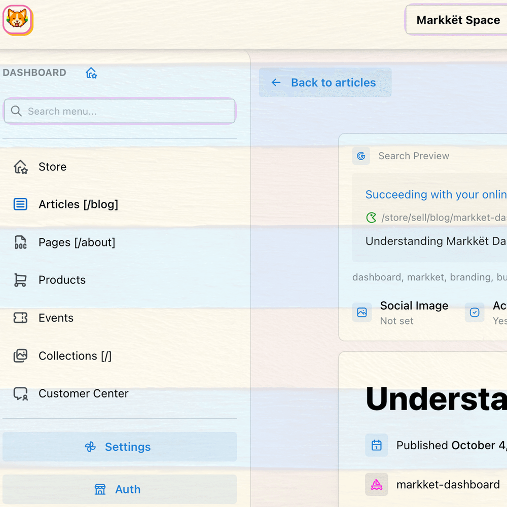 Understanding de markkët dashboard