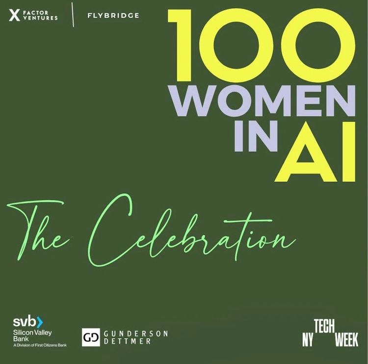 100 women in AI Announcement Celebration