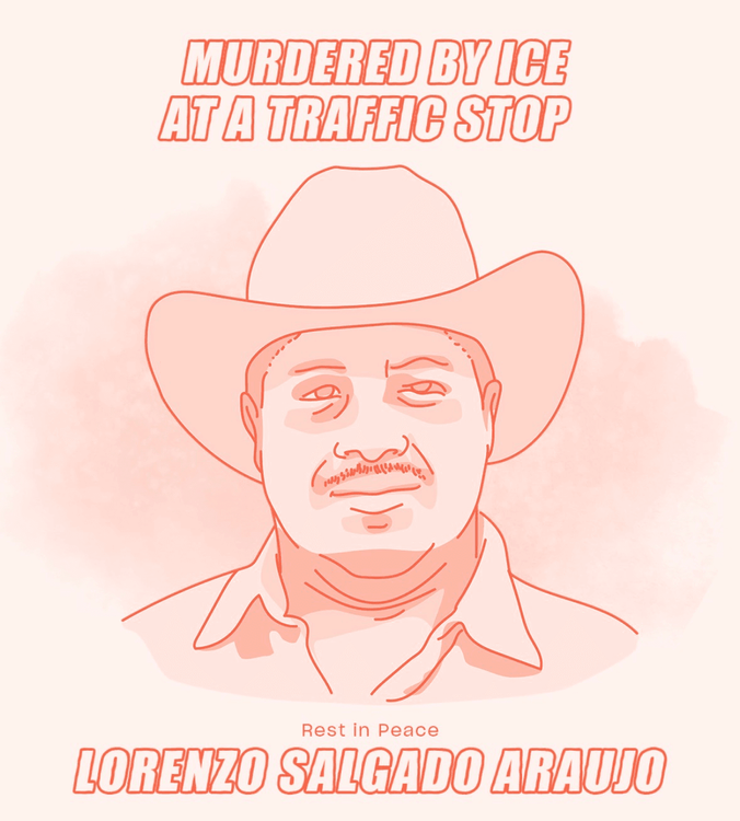 STATEMENT ON ICE MURDER OF LORENZO SALGADO ARAUJO IN HOUSTON