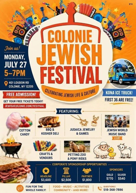 Colonie Jewish Festival