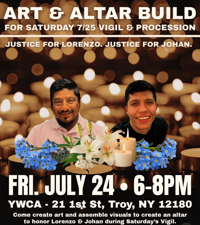 Vigil & Procession In Memory of Lorenzo Salgado  Araujo & Johan Sebastian Guerrero
