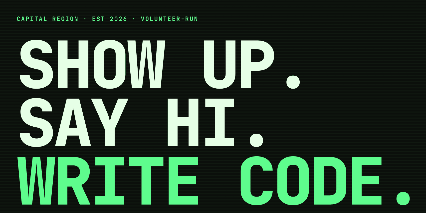 518.codes: A New Developer Community for the Capital Region