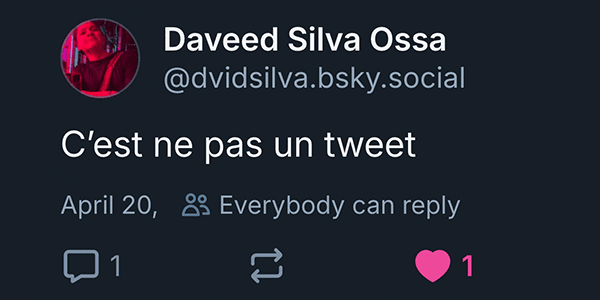 Ç'est ne pas un tweet