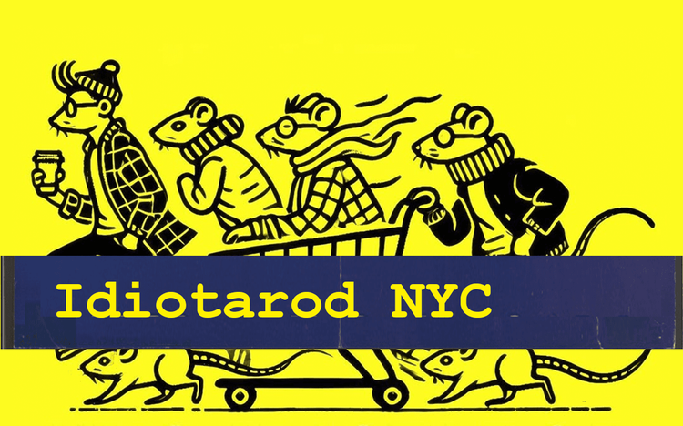 Idiotarod 2025 NYC flier