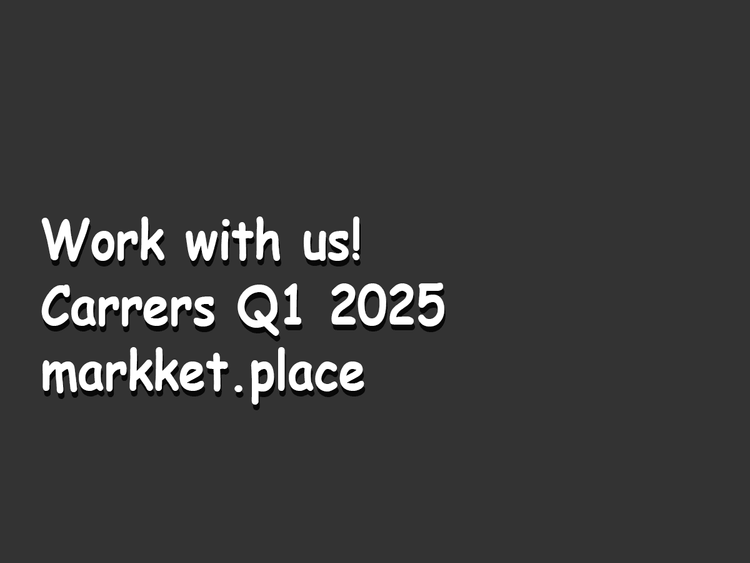 Work With Us at Markket.place & Calima