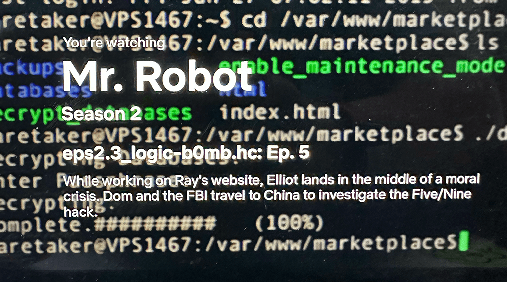 Are you the marketplace featured in mr robot? 
