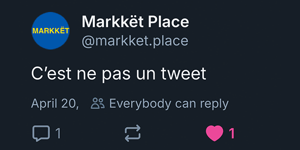 Ç'est ne pas un tweet