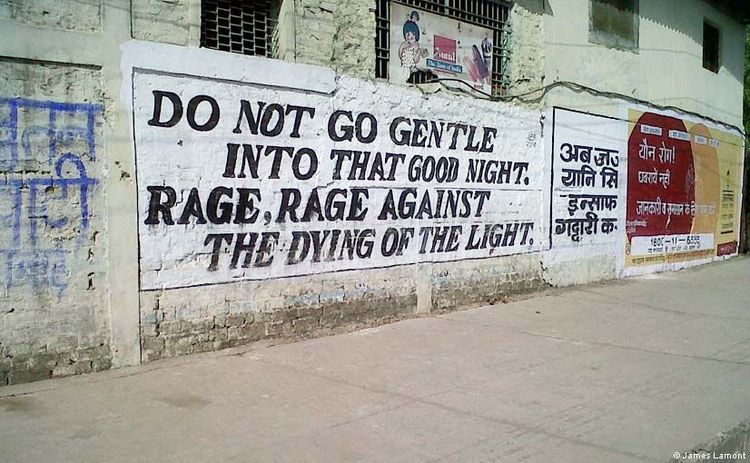 Rage, rage against the dying of the light
