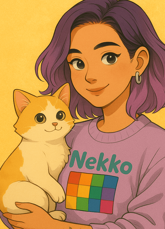 roku Nekko T-shirt Screen Print